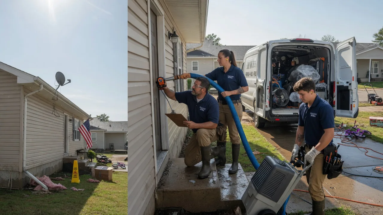 Ceiling Water Damage Restoration in Fairfield, IL near me
